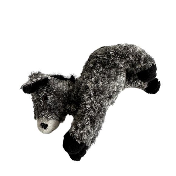 Wish Pets Pedro Donkey Mule Plush Stuffed Animal Gray Black 2005 Mini Toy - Picture 1 of 7